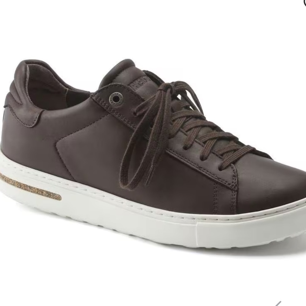 Birkenstock Bend Roast Brown Leather Low Top Sneakers Size EU 41 Women’s 10-10.5
